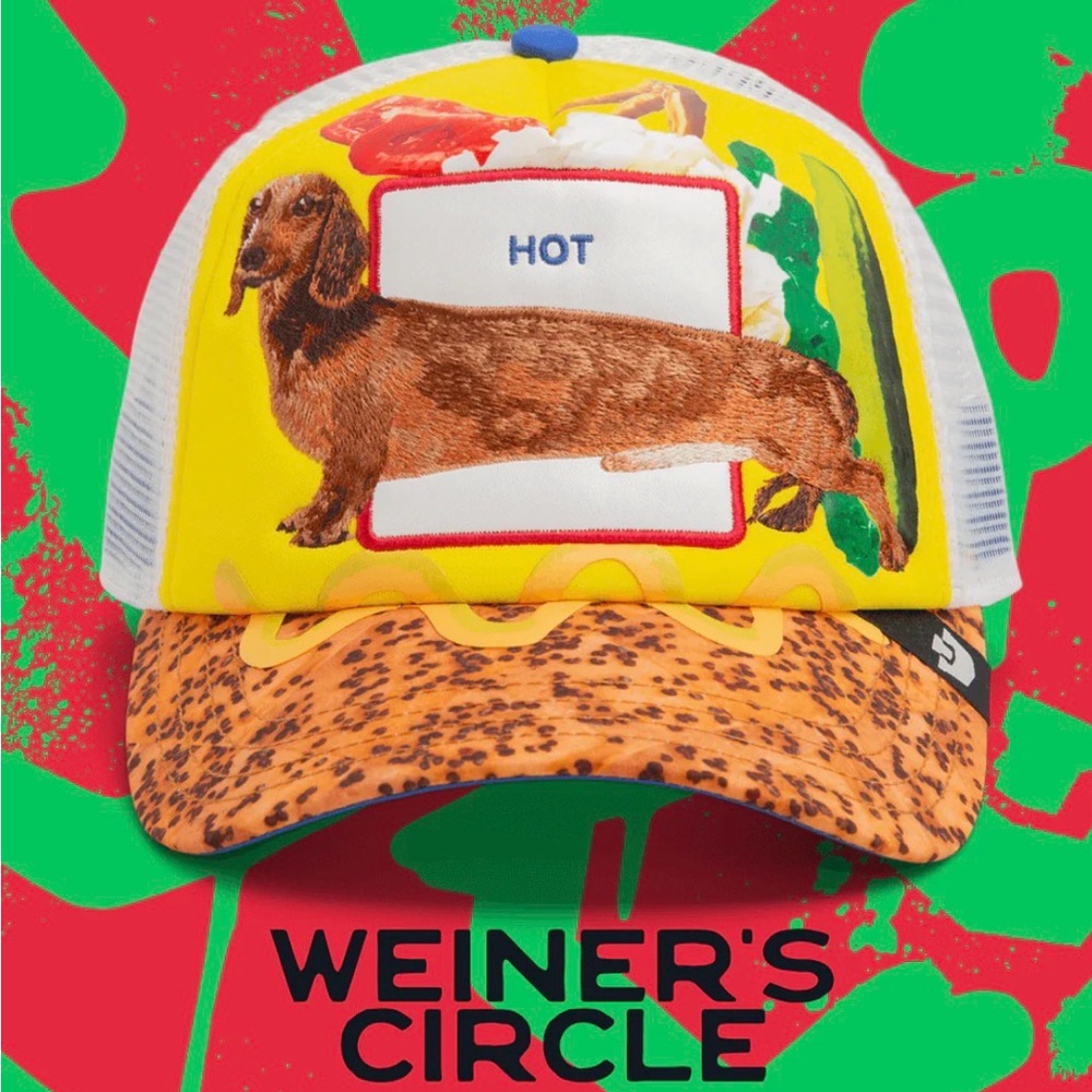 Goorin Bro. Trucker Snapback Weiner's Circle Hot Dachshund Dog - Friday Drop-NIB